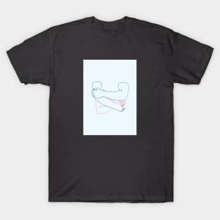 Hold Me Tight (blue version) T-Shirt